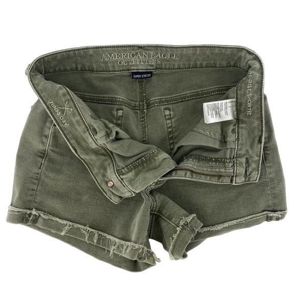 AEO/AMERICAN EAGLE Denim x Hi-Rise Shortie - Picture 3 of 14